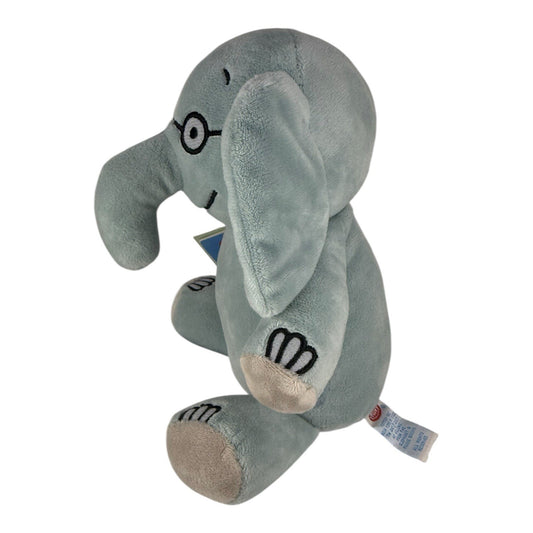 Yottoy Mo Willems Gerald The Elephant Plush Blue Gray 10"