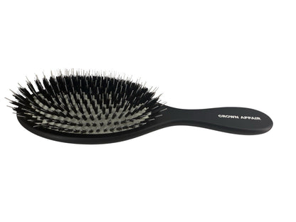 CROWN AFFAIR The Brush No. 001  Handcrafted Dual Bristle High Quality Nylon -NEW