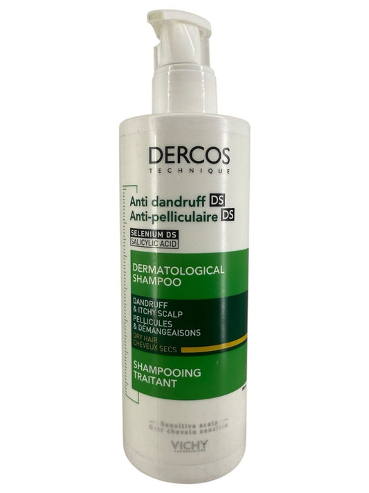 *Dry* Vichy Dercos Anti Dandruff DS Shampoo for Dry Hair 390ml/ 13.2oz