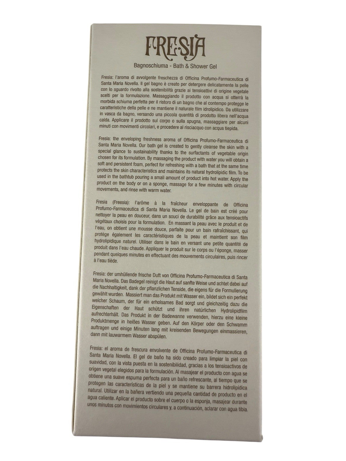 Fresia Bagnoschiuma Bath & Shower Gel