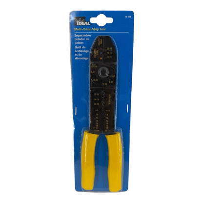 Ideal Electrical 45-788 Crimp, Strip & Wire Cutting Multi Tool 10-22 AWG NEW