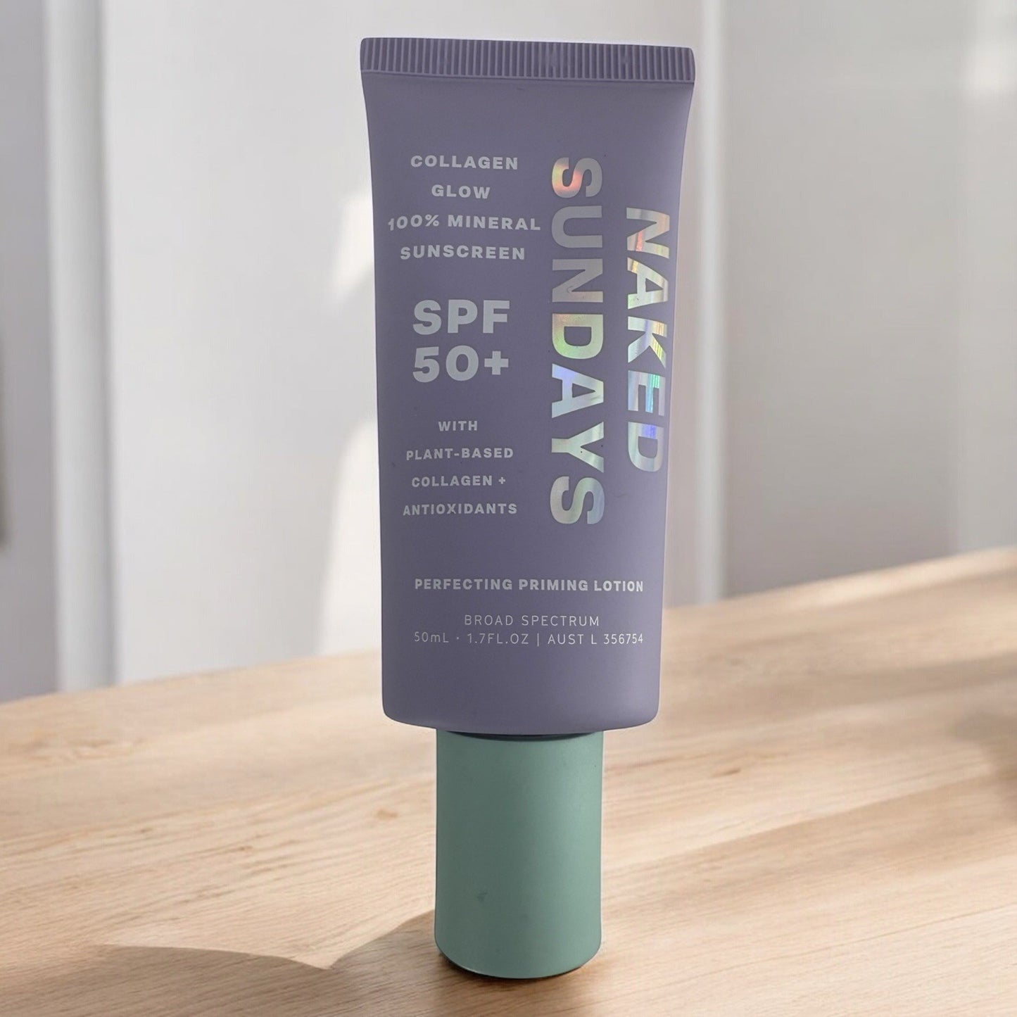 Naked Sundays 100% Mineral Collagen Glow Perfecting Priming Lotion SPF50+