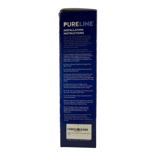 Pureline Refrigerator Water Filter 3 Pack #PL-500-S / PL-500 Fridgidaire Kenmore