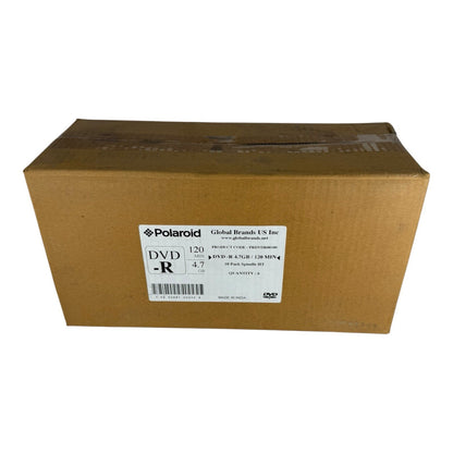 Case Of 6 - With 60 DVD-R Per Pack - Polaroid 4.7 GB - 120 Minutes Record Time