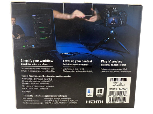 Elgato Cam Link 4K Video Capture Device