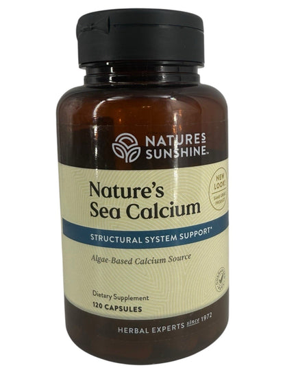 Nature's Sunshine Sea Calcium, 120 Capsules EXP 12/01/2027