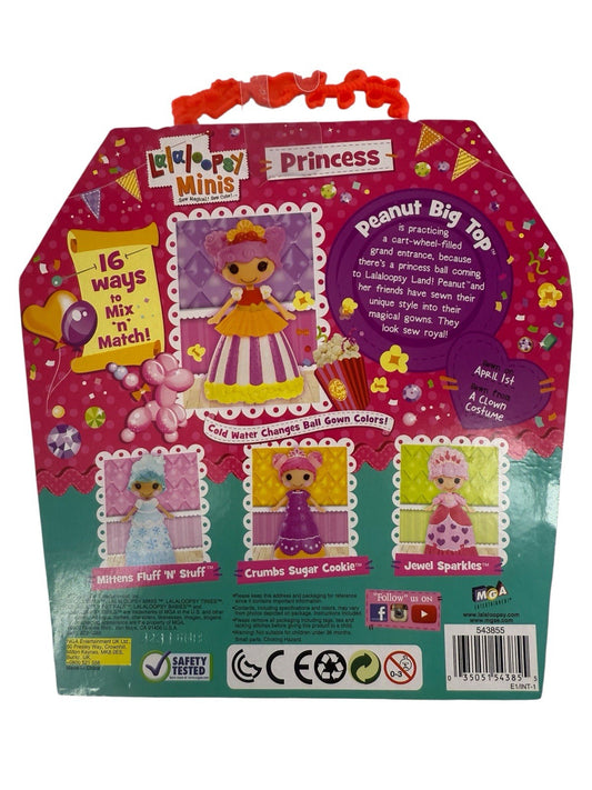 RARE Mini Lalaloopsy Princess Doll Multiple Dresses & Shoes Peanut Big Top