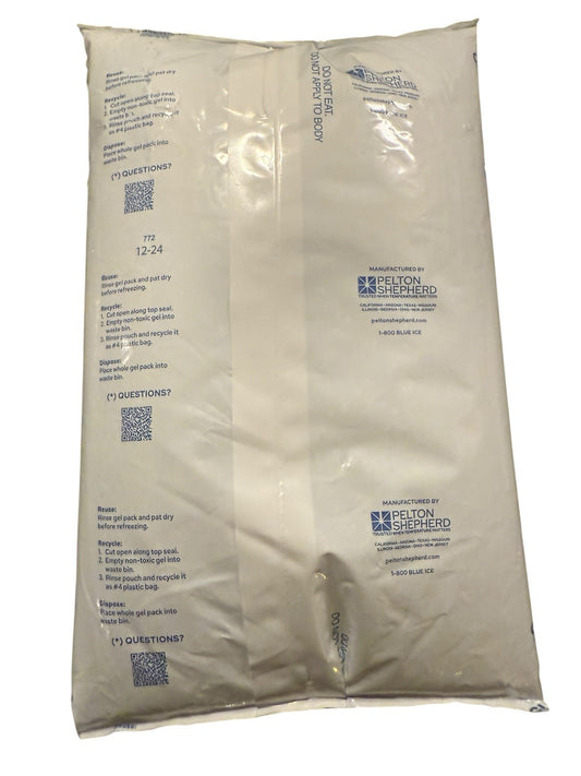 Large Glacier Ice Refrigerant Reusable Gel Ice Pack 7"X6" Non Toxic - Fast Ship