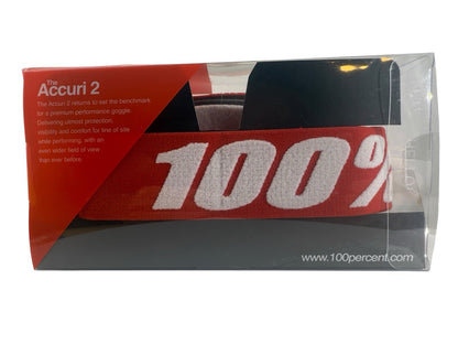 Mountain Bike Or Ski Goggles 100% Accuri 2 Enduro MTB - Neon Red