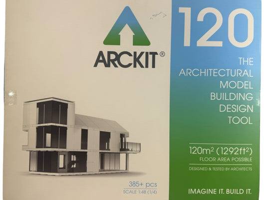 NEW- Arckit 120 The Architectural Model Building Kit 400+ Pieces Ages 14+