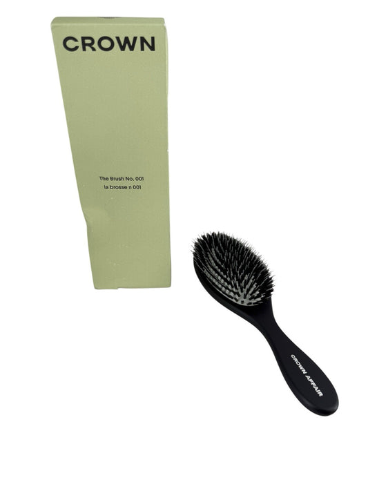 CROWN AFFAIR The Brush No. 001  Handcrafted Dual Bristle High Quality Nylon -NEW