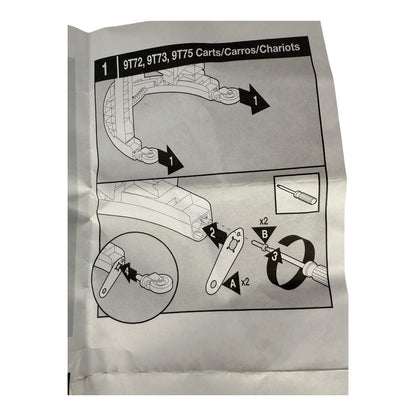 Rubbermaid Hygen Clean Water Lock Kit Replacement Part 9T72, 9T73, 9T75 Cart