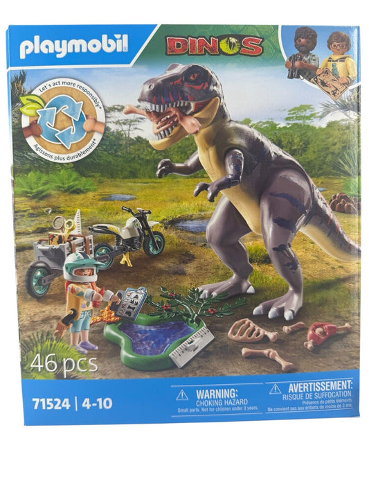 🦖 Playmobil T- Rex Hunt Set  71524 Dinos 🦖 46 Pieces Ages 4-10 🦖 NEW