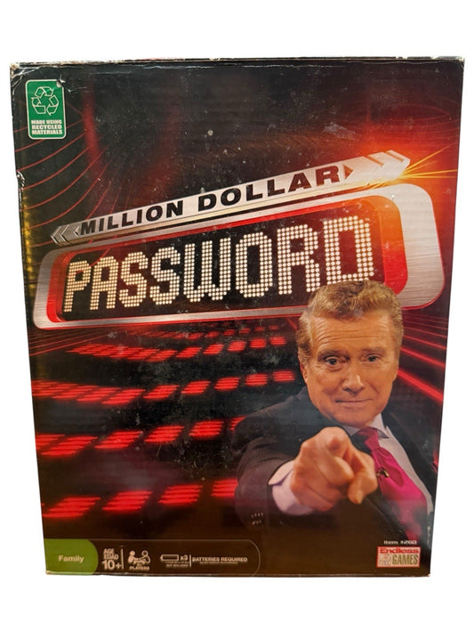 Endless Games Boardgame Million Dollar Password Box VG/EX