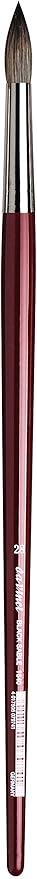 da Vinci Oil & Acrylic Series 1640 Oil Paint Brush, Round Russian Black Sable, Size 28