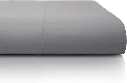 MALOUF 100% Rayon from Bamboo Sheet Set, King, Ash
