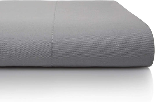 MALOUF 100% Rayon from Bamboo Sheet Set, King, Ash